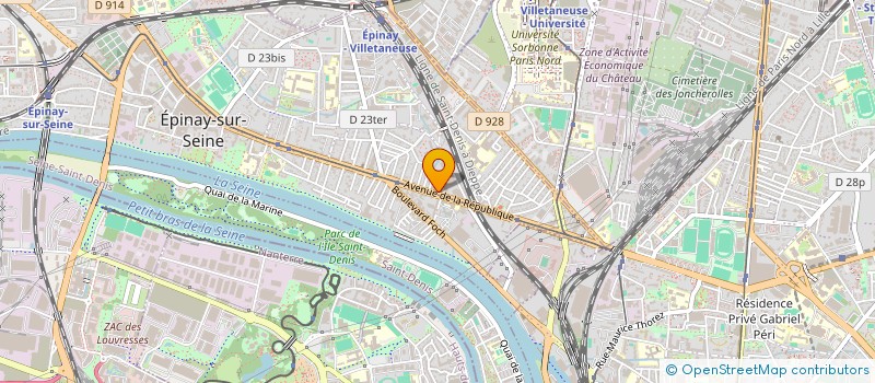 localisation de l'entreprise NEOWORKS à EPINAY-SUR-SEINE