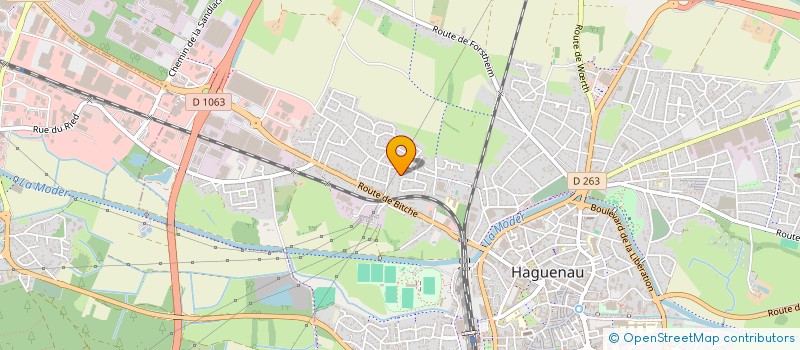 localisation de l'entreprise NEOYET  HAGUENAU