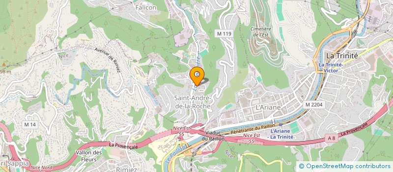 localisation de l'entreprise NEP INVEST  SAINT-ANDRE-DE-LA-ROCHE