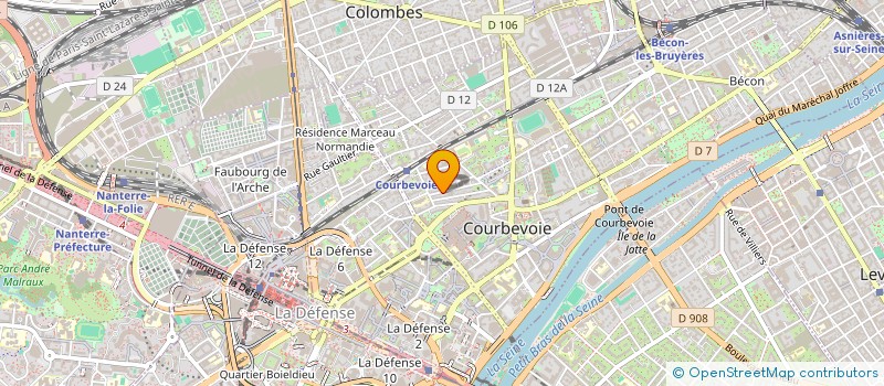 localisation de l'entreprise NEPALEDUC'ACTION SANTE à COURBEVOIE