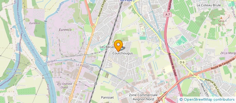 localisation de l'entreprise NEPERIS  SORGUES