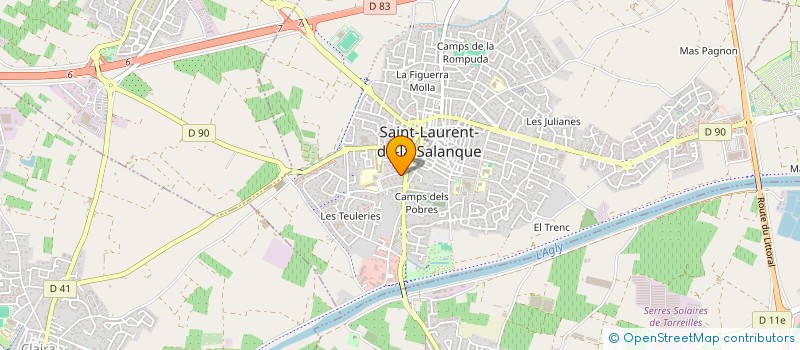 localisation de l'entreprise NEPHELION  SAINT-LAURENT-DE-LA-SALANQUE