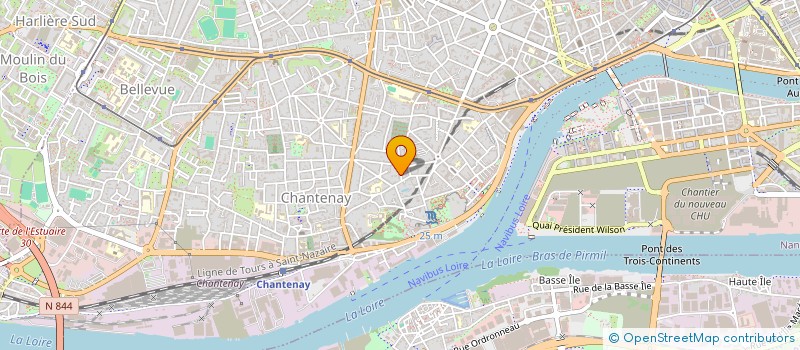 localisation de l'entreprise NEPHOS à NANTES