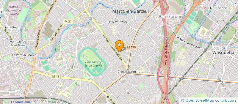 localisation de l'entreprise NEPHROPOLYS à MARCQ-EN-BARŒUL