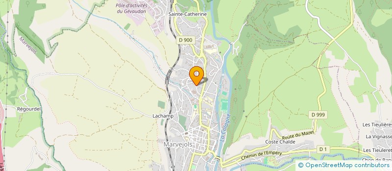 localisation de l'entreprise NEPHTALI  MARVEJOLS