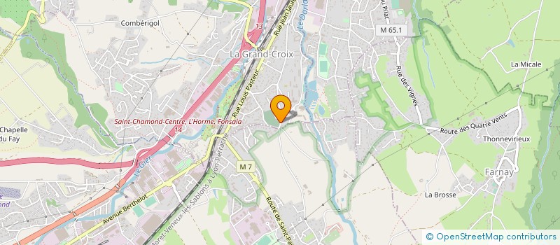 localisation de l'entreprise NEPHTYS  LA GRAND-CROIX