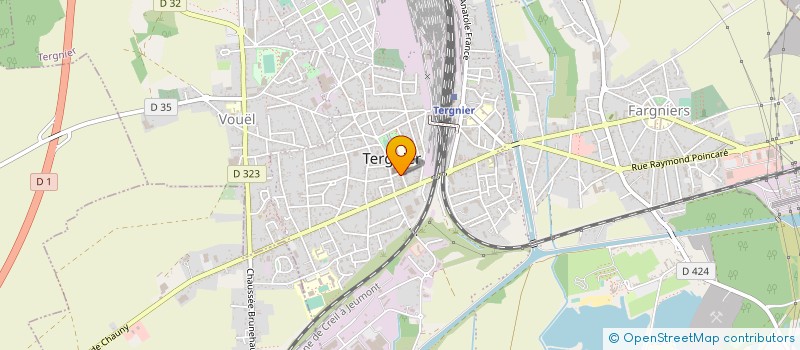 localisation de l'entreprise NEPHTYS  TERGNIER