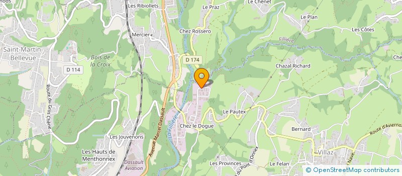 localisation de l'entreprise NEPITA  VILLAZ