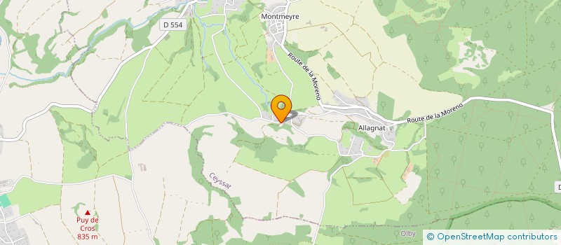 localisation de l'entreprise NEPOMUC  CEYSSAT