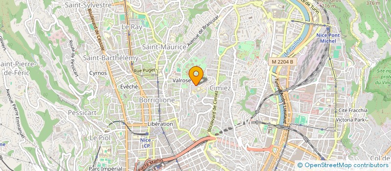 localisation de l'entreprise NEPOMUCENE 1999 à NICE