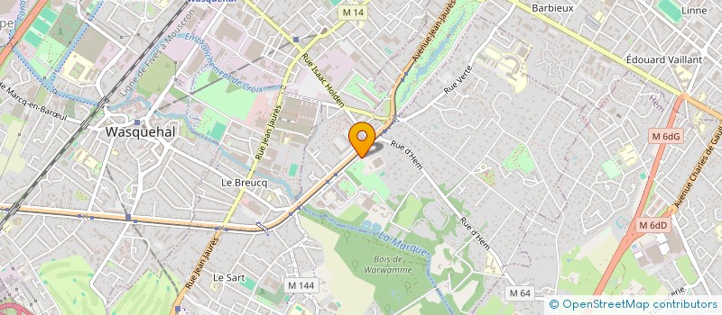 localisation de l'entreprise NEPOS 59 à CROIX