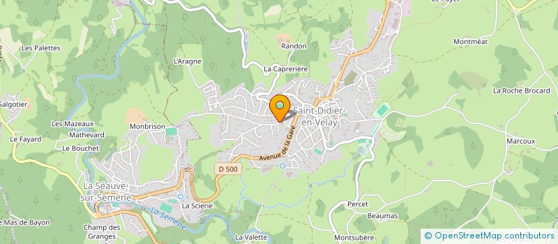 localisation de l'entreprise NEPROTEX  SAINT-DIDIER-EN-VELAY