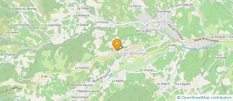 localisation de l'entreprise NEPSIS CONSULTING  VAUX-EN-BEAUJOLAIS