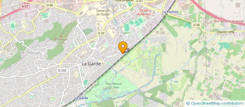 localisation de l'entreprise NEPT IMMO  LA GARDE