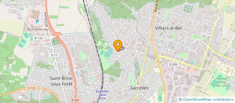 localisation de l'entreprise NEPTIMA à SARCELLES
