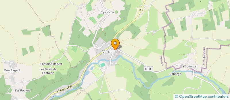 localisation de l'entreprise NEPTUNE 1  VERDELOT