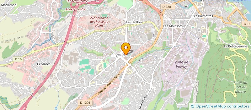 localisation de l'entreprise NEPTUNE à ANNECY