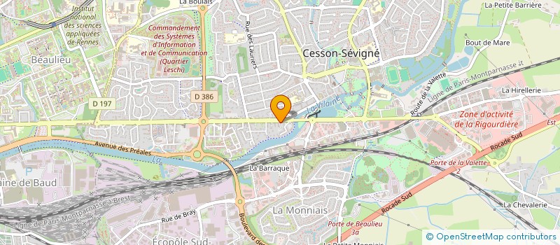 localisation de l'entreprise NEPTUNE à CESSON-SEVIGNE