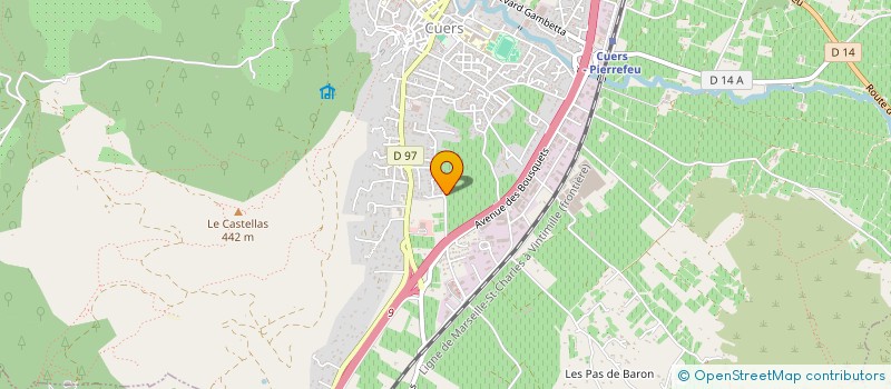 localisation de l'entreprise NEPTUNE  CUERS