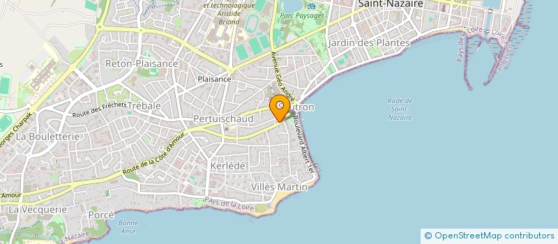 localisation de l'entreprise NEPTUNE à SAINT-NAZAIRE