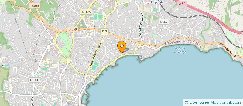 localisation de l'entreprise NEPTUNE  LA CIOTAT