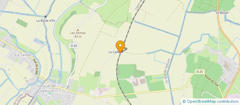 localisation de l'entreprise NEPTUNE  LE GUE-DE-VELLUIRE