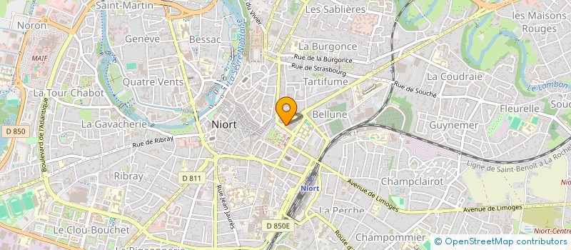 localisation de l'entreprise NEPTUNE  NIORT