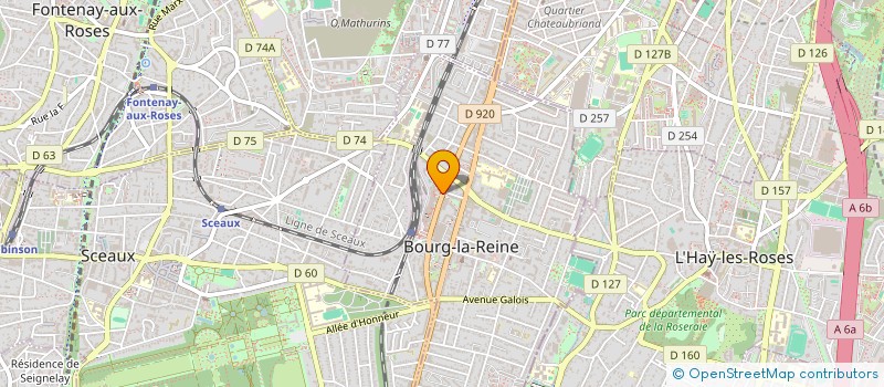 localisation de l'entreprise NEPTUNE à BOURG-LA-REINE