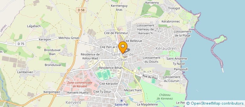 localisation de l'entreprise NEPTUNE à SAINT-POL-DE-LEON