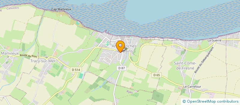 localisation de l'entreprise NEPTUNE  ARROMANCHES-LES-BAINS