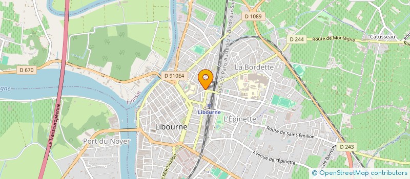 localisation de l'entreprise NEPTUNE à LIBOURNE