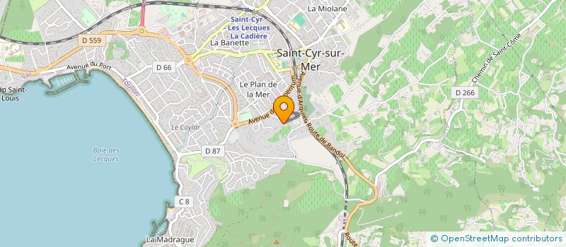 localisation de l'entreprise NEPTUNE à SAINT-CYR-SUR-MER