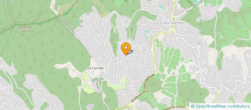 localisation de l'entreprise NEPTUNE  LA CROIX-VALMER