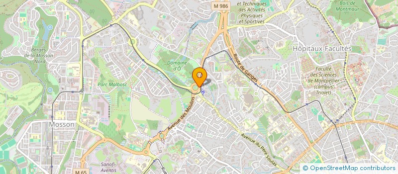 localisation de l'entreprise NEPTUNE à MONTPELLIER