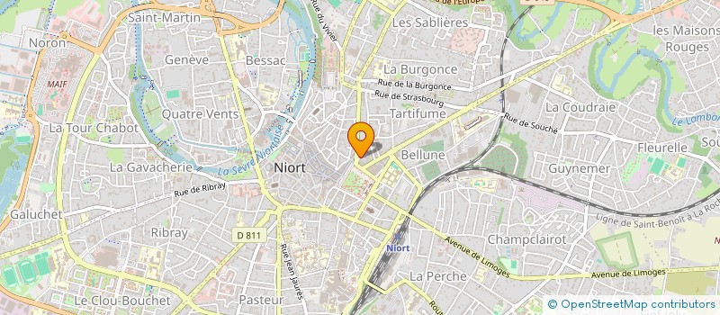 localisation de l'entreprise NEPTUNE  NIORT