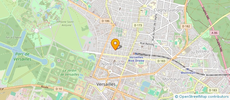 localisation de l'entreprise NEPTUNE CONSULTANTS à VERSAILLES
