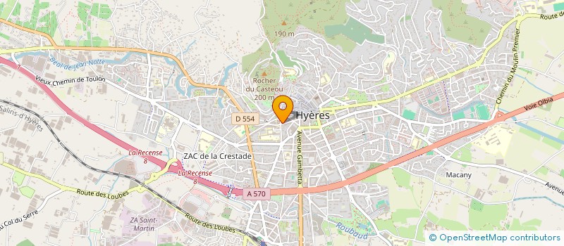 localisation de l'entreprise NEPTUNE CREATION à HYERES