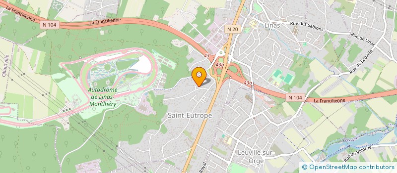 localisation de l'entreprise NEPTUNE ET TRITON à LINAS