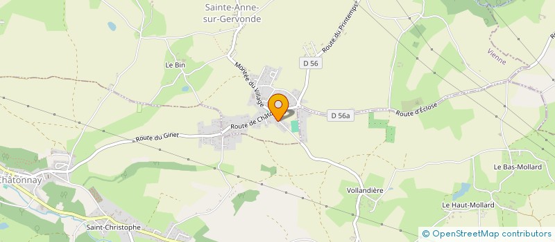 localisation de l'entreprise NEPTUNE LUMIERE ELECTRONIQUE DAUPHINOISE  SAINTE-ANNE-SUR-GERVONDE