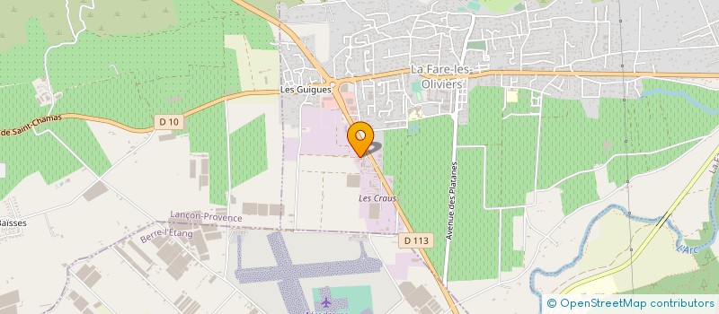 localisation de l'entreprise NEPTUNE PISCINES  LA FARE-LES-OLIVIERS