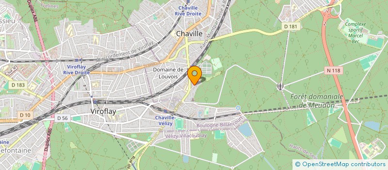 localisation de l'entreprise NEQAUTOS à CHAVILLE