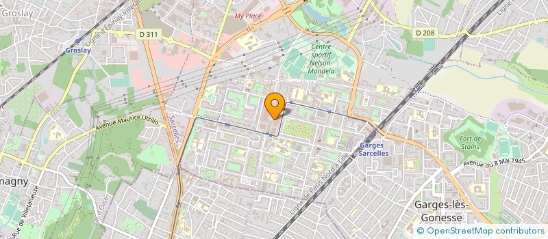 localisation de l'entreprise NER CONSULTING  SARCELLES