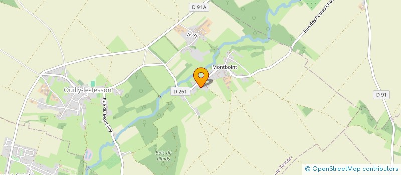 localisation de l'entreprise NERA  OUILLY-LE-TESSON