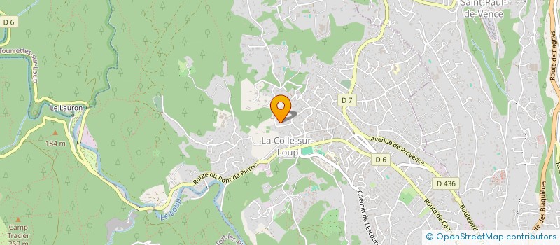 localisation de l'entreprise NERA-FR  LA COLLE-SUR-LOUP