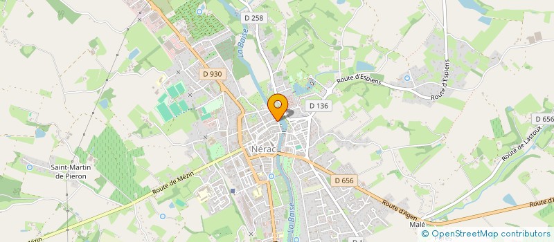 localisation de l'entreprise NERAC A TOUS PRIX  NERAC