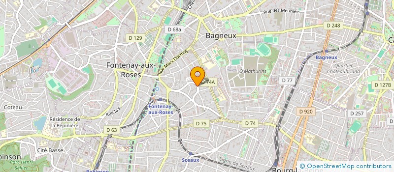 localisation de l'entreprise NERACOM à FONTENAY-AUX-ROSES