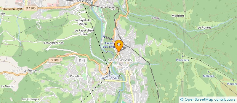 localisation de l'entreprise NERALUX  SAINT-GERVAIS-LES-BAINS