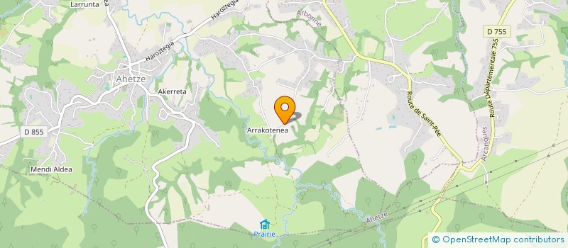 localisation de l'entreprise NERCH'EVENT  AHETZE