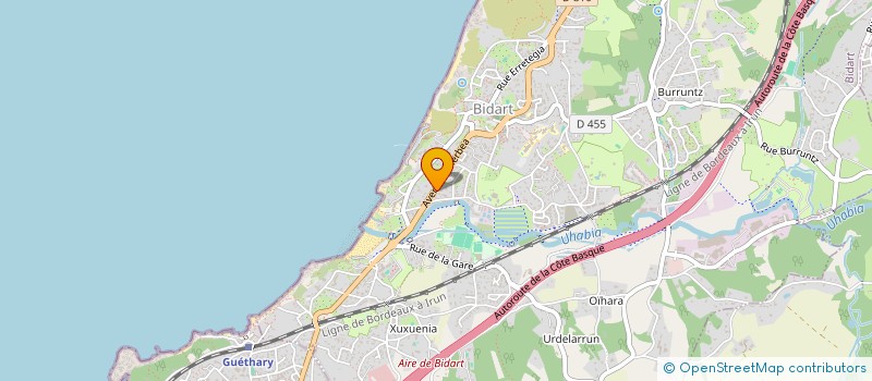 localisation de l'entreprise NERE ETXEA à BIDART