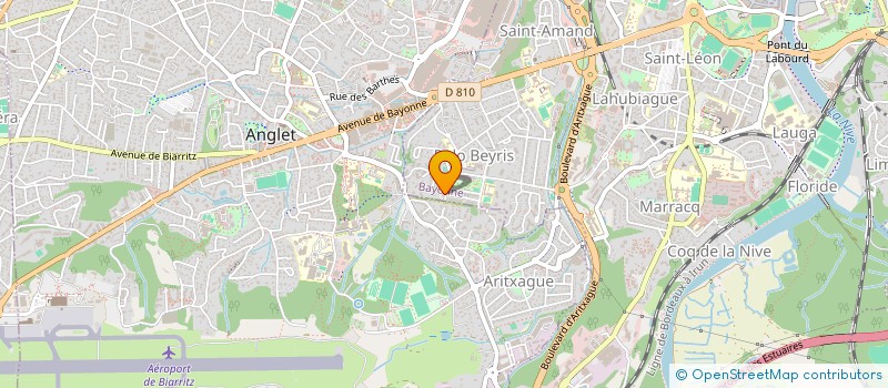 localisation de l'entreprise NEREA à BAYONNE